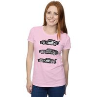 disney camiseta manga larga cars para mujer