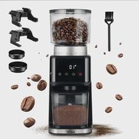 la moustache molinillo de cafe electrico de 165w capacidad 350g 3 funciones en 1 mecanismo conico