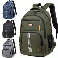 mochila de gran capacidad para hombre con multiples compartimentos elegante mochila de almacenamiento para portatil de viaje