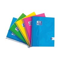 oxford touch wirebound hardback notebook a4 assorted 5 pack