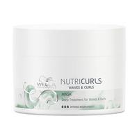 waves  curls mask 150 ml - wella - mascarilla nutritiva para cabellos con ondas o rizos