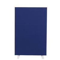 1200w x 1600h upholstered floor standing screen straight - fst1216srb