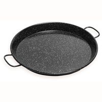 briebe bri-700570 paellera valenciana induccion 70cm acero esmaltado vitroceramica fuego gas negro