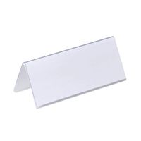 durable table place name holder 61x150mm 25 pack