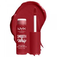 labial liquido cremoso mate smooth whip - nyx velvet roble