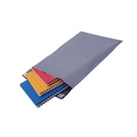 polythene mailing bag 235x320mm opaque grey 500 pack