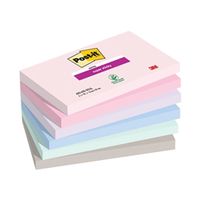 post-it super sticky notes soulful 76mm x 127mm pk6