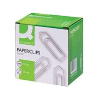 q-connect paperclips no tear 32mm pack of 1000 ref kf01313