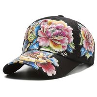 gorra de beisbol con estampado de flores boho de secado rapido con malla transpirable sombrero deportivo ajustable y ligero para mujeres