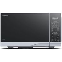 sharp yc-pg234ae-s microondas con grill 23l 900w negro