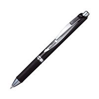 pentel energel permanent security pen medium black pack 12 blp77-ax