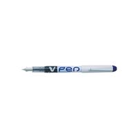 pilot blue inkwhite barrel vpen disposable fountain pen 12 pack