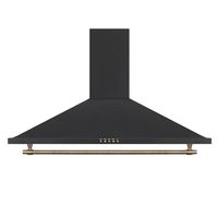 vitrokitchen cd951r campana decorativa 90cm negro