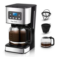 taylor swoden darcy cafetera de goteo 12 tazas 950w