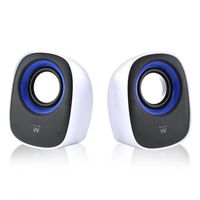 ewent ew3513 altavoces 20 5w blancos