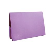 exacompta guildhall double pocket legal wallet foolscap mauve pack 25