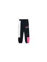 pantalones champion elastic cuff legacy negro mujer