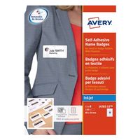 avery self-adhesive name badges 80x50mm 150 pack