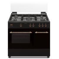 infiniton ccrst90eph cocina de gas 5 zonas negra