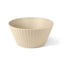 ensaladera de polipropileno beige mate diam 25cm