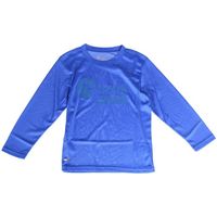 neak peak camisa manga corta k-t-carlibe shiny blue para nina