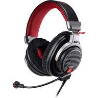 audio-technica ath-pdg1a auriculares gaming con microfono premium negrorojo