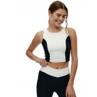 black limba sujetador deportivo top deportivo flexfit para mujer