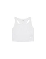 top de running puma run ultraspun crop mujer blanco