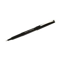 pilot fineliner pen medium 04mm black pack 12 - swppf01