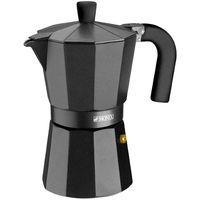 monix vitro noir cafetera italiana 9 tazas negra