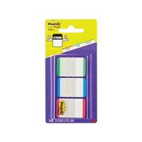 post-it index tabs 25mm assorted colours ref 686l-gbr pack 66