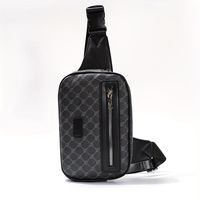 bolso de pecho de cuero sintetico para hombres bolso de cintura cruzado bolso pequeno informal