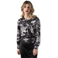 minueto blusa top miller - grey para mujer