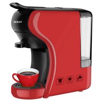 sogo ss-5675 cafetera espresso multi capsula roja