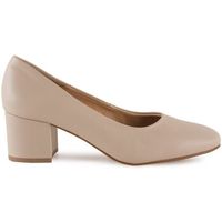 chamby zapatos de tacon zapatos salones beige de piel by para mujer