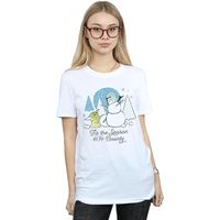 disney camiseta manga larga the mandalorian tis the season para mujer