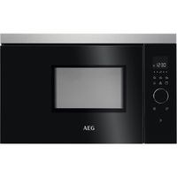 microondas integrable - aeg 947608712 acero inoxidable y negro