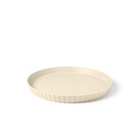 bandeja de polipropileno beige mate diam 30 cm