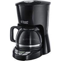 russell hobbs textures plus cafetera de goteo 10 tazas 975w negro