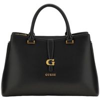 guess bolso de mano kuba tri compartment satchel para mujer