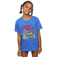 disney camiseta manga larga mickey mouse and friendswinter wishes para nina