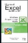 microsoft excel de office xp version 2002 mini guia de aprendiza je r