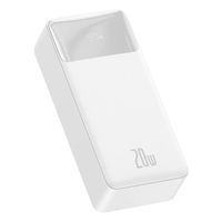 baseus bipow powerbank 30000mah 20w digital display blanca