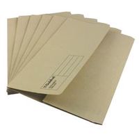 exacompta guildhall document wallet foolscap buff 50 pack