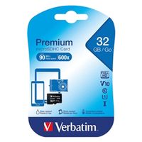 verbatim microsdhc class 10 32gb memory card 44013