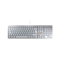 cherry kc6000 wired slim keyboard silver ref