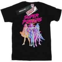 dc comics camiseta manga larga super powers para hombre