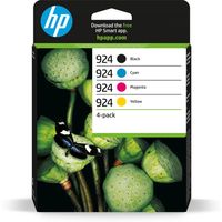 cartucho de tinta original hp 924 multipack negrocianmagentaamarillo