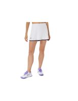 falda de tenis asics court mujer blanco