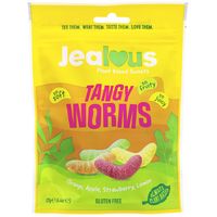 jealous sweets tangy worms share bag - 125g